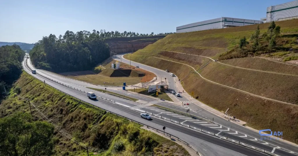 Mapa das principais regiões de galpões logísticos em São Paulo