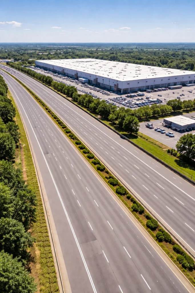 Melhores eixos logísticos para galpões