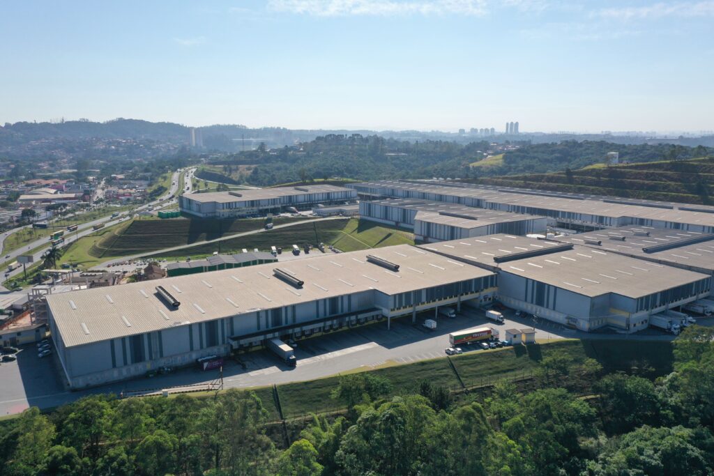 Imagem aérea de Galpão